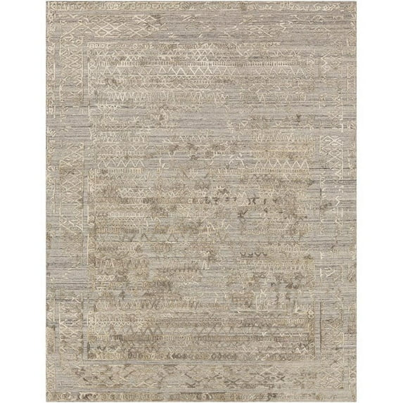 Makalu MKL-2300 6' x 9' Area Rug in Taupe/Tan/Camel/Black