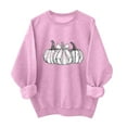thumbnail image 1 of Makaor Crewneck Sweatshirt Womens Breast Cancer Awareness Tops Fleece Long Sleeve Pullover Graphic Casual Clothes, 1 of 4