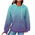 thumbnail image 1 of Makaor Cute Hoodies for Women Sweatshirt with Pockets Long Sleeve Pullover Tops Drawstring Casual Clothes, 1 of 5