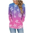 thumbnail image 1 of Makaor Cute Womens Hoodies Pullover Christmas Sweatshirt with Pockets Long Sleeve Pullover Drawstring Tops, 1 of 6