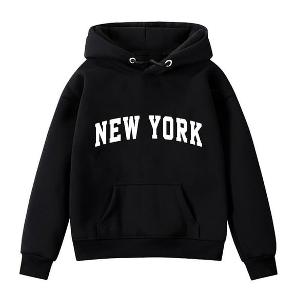 Makaor Fall Hoodies Toddler Boy Girls Sweatshirts Funny Sayings Long Sleeve Pullover Fleece Drawstring Clothes Pockets