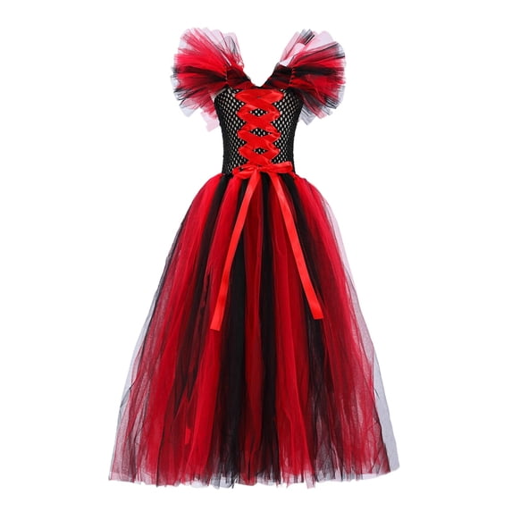 Makaor Formal Dresses for Girls Bow Ball Gown Dress Sweetheart Neckline Mesh Color Block Sleeveless Birthday Party Dresses Empire Waist Party Wedding Guest Dresses