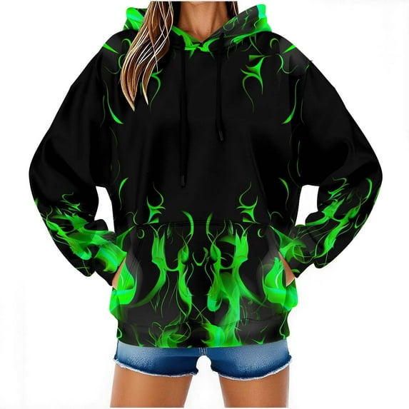 Makaor Holiday Sweatshirts Mens Pockets Big and Tall Hooded Tops Graphic Long Sleeve Pullover Tees Fall Winter Clothes