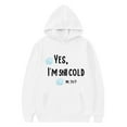 thumbnail image 1 of Makaor Hoodies for Boys Girls Pullover Sweatshirts Funny Sayings Long Sleeve Coats Fleece Clothes Pockets, 1 of 3