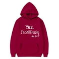 thumbnail image 1 of Makaor Hoodies for Girls Boys Pullover Sweatshirts Funny Sayings Long Sleeve Coats Fleece Clothes Pockets, 1 of 3
