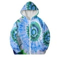 thumbnail image 1 of Makaor Kids Boys Girls Sweatshirts Jackets Toddler Fleece Pockets Hooded Coat Zipper Long Sleeve Outerwear Clothes, 1 of 5