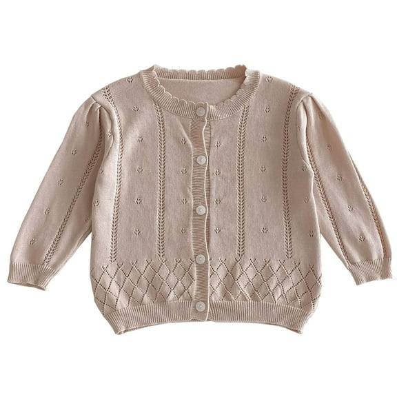 Makaor Sweater Coats for Kids Boys Girls Toddler Jacket Solid Long Sleeve Outerwear lightweight Winter Warm Tops Clothes