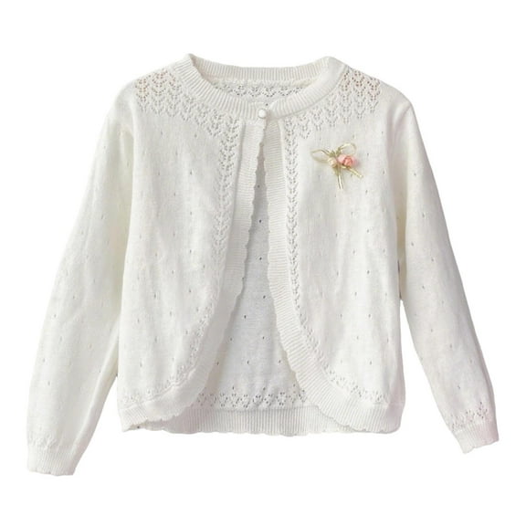 Makaor Sweater Jackets for Kids Boys Girls Toddler Coat Solid Button Long Sleeve Outerwear Winter Warm Tops Clothes