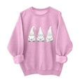 thumbnail image 1 of Makaor Sweatshirts for Women Breast Cancer Awareness Crew Neck Tops Fleece Long Sleeve Pullover Graphic Clothes, 1 of 4