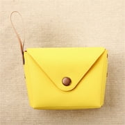 Makaron Purse Solid Candy Color Buckle Student Handbag