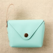 Makaron Purse Solid Candy Color Buckle Student Handbag
