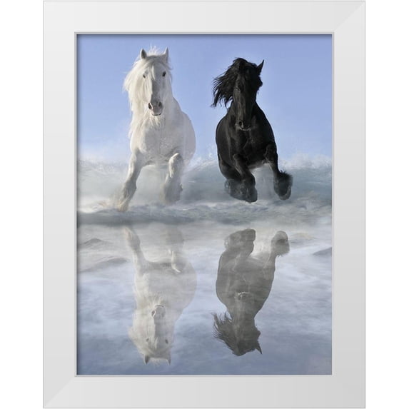 Makarova, V. 19x24 White Modern Wood Framed Museum Art Print Titled - Salt and Pepper