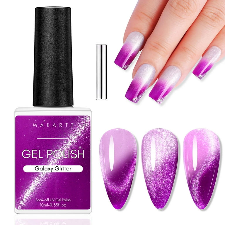 Makartt Cat Eye Gel Nail Polish with Magnet Stick Makartt Cat Eye Gel Nail Polish with Magnet Stick