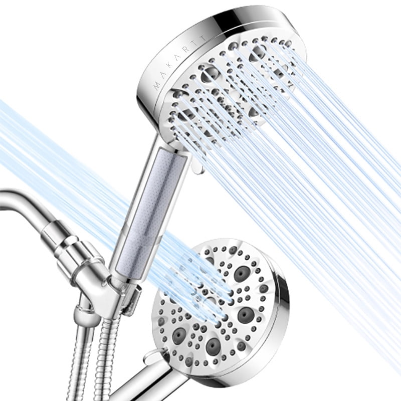 Makartt Handheld Shower Head, 6 Spray Modes High Pressure Shower Heads ...