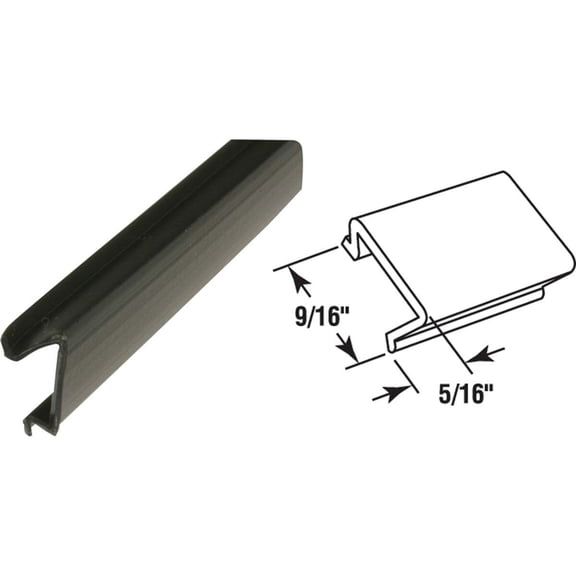 Make 2 Fit 72" Blk Rigid Spline P7813 Pack of 25