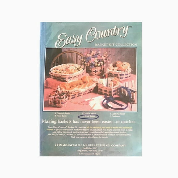 Make A Bread Basket | Bread Basket Kit - Makes Two 4in.x13.5in.x3in. Identical Bread Baskets (plbeasycountrybread)