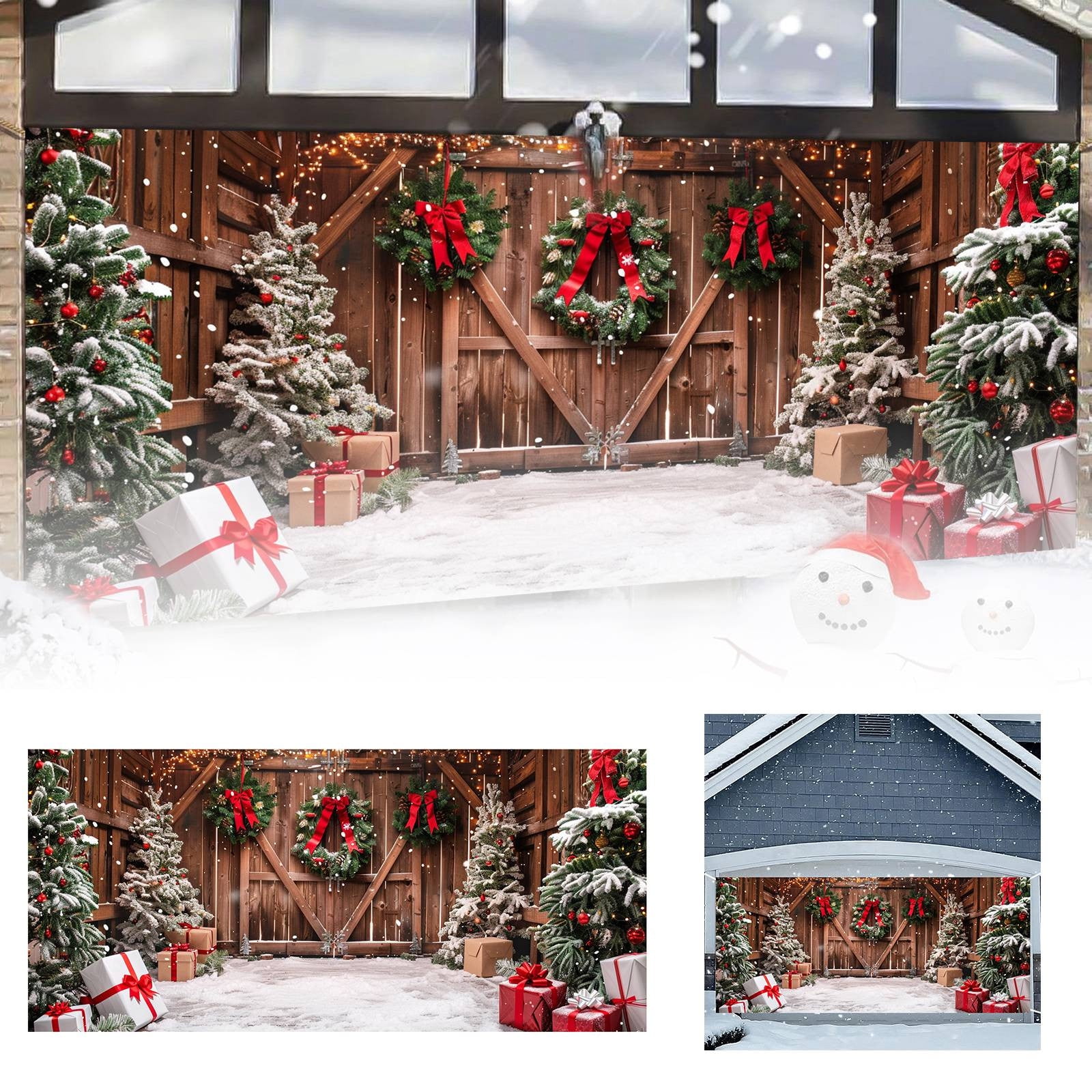 Make A Entrance This Christmas With Our Eye Catching Garage Banner