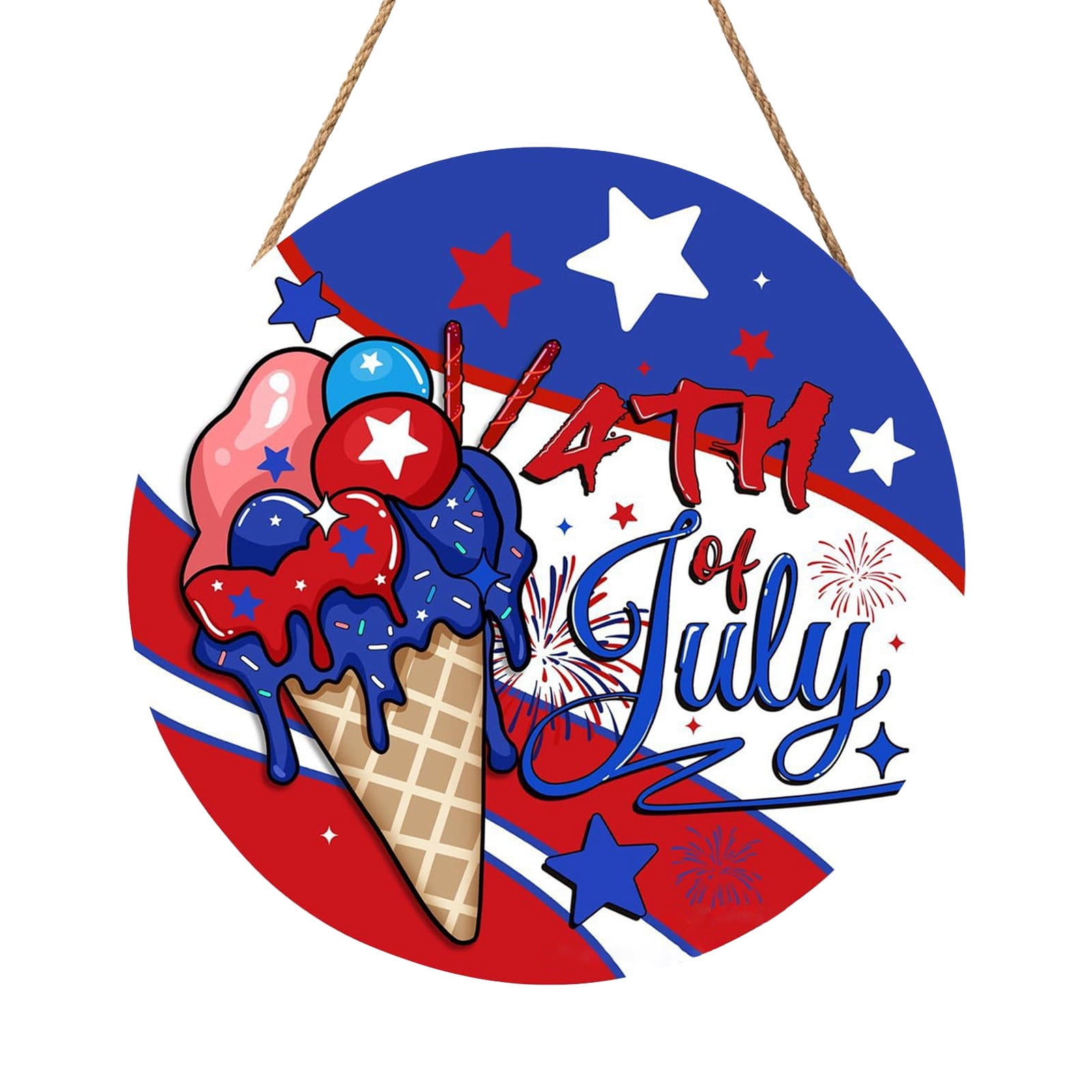 "Make A Statement With Our Patriotic Door Sign Celebrate Independence