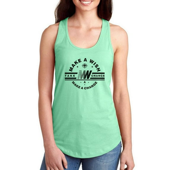 Make A Wish Change Racerback Tank Women -Image by Shutterstock, Female x-Small