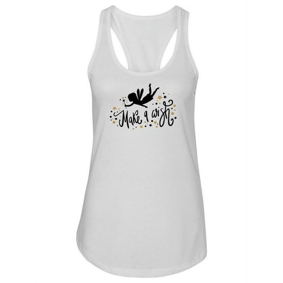 Make A Wish. Cute Fairy. Tank Women -Image by Shutterstock, Female x-Small