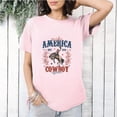 thumbnail image 1 of Make America Cow Bow Again Funny Patriotic USA Farm Cute T-Shirt, for men & women, up to size 5XL, 1 of 3