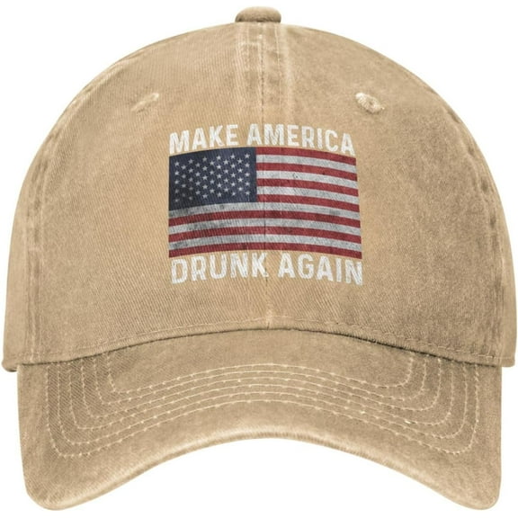 Make America Drunk Again Hat Men Baseball Caps Adjustable Cap