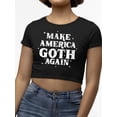 thumbnail image 1 of Make America Goth Again Crop Tee Crop Tee Women's, 1 of 4