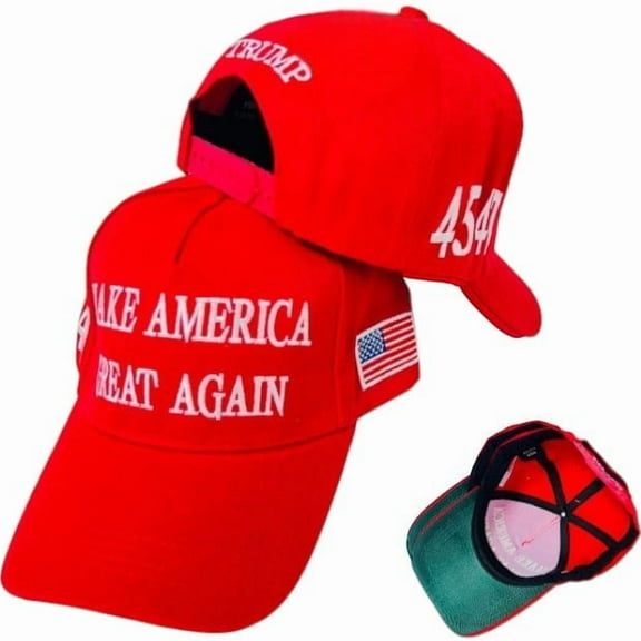 Make America Great Again Embroidered Snapback Hat Patriotic 5-Panel Design with Trump Embroidery