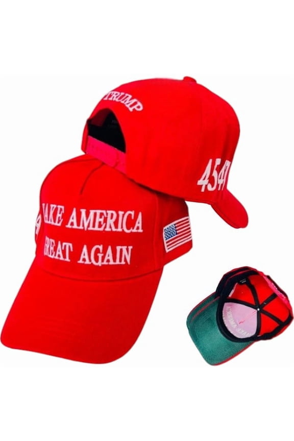 Make America Great Again Embroidered Snapback Hat Patriotic 5-Panel Design with Trump Embroidery