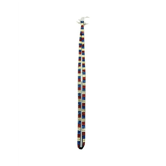 Make America Great Again Patriotic Red White Blue Bling Bling Lanyard