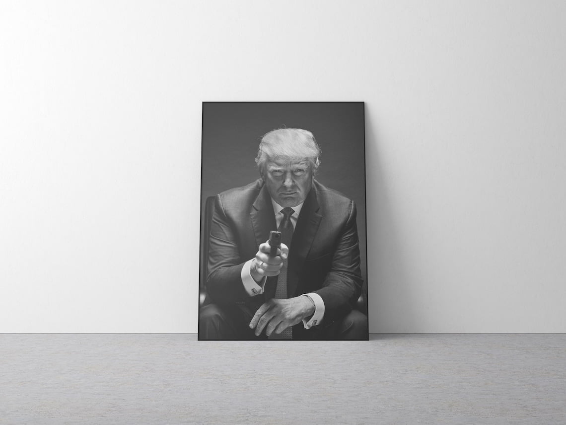 Make America Great Again Print Donald Trump Poster Trump President Home