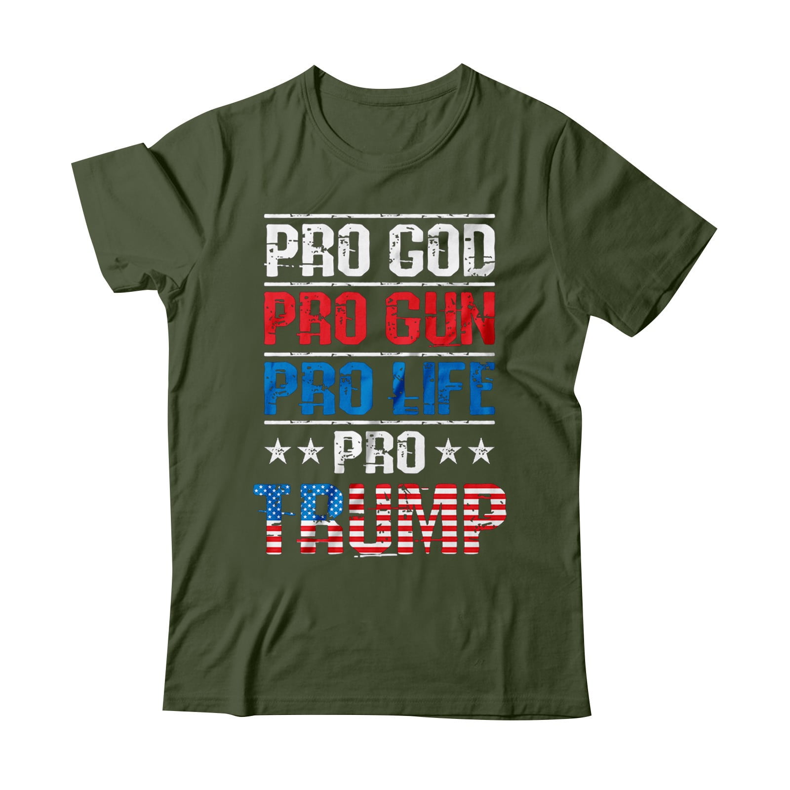 Pro Life America - American Flag T-Shirt Pro Life America - American Flag T-Shirt