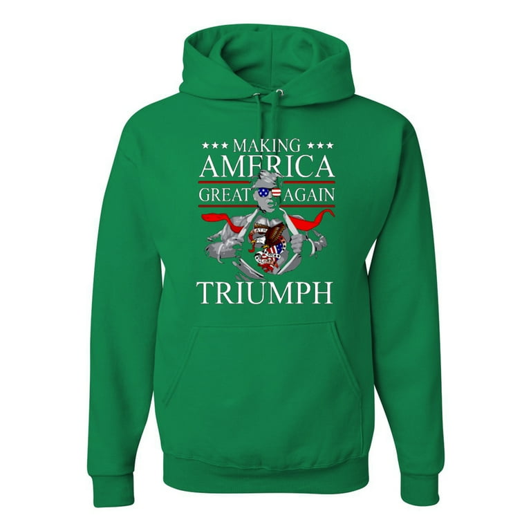 Make america great again flag cheap hoodie