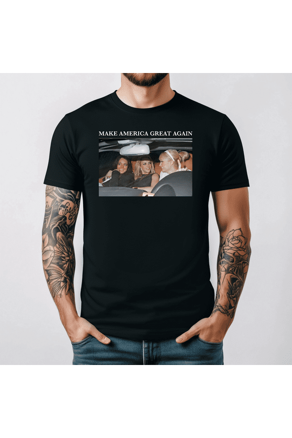 Make America Great Again Y2K Pop Culture Parody Graphic Apparel Shirt,for men and women up to 5XL