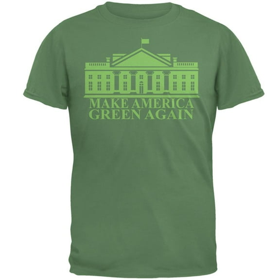 Make America Green Again White House Mens T Shirt Turf SM