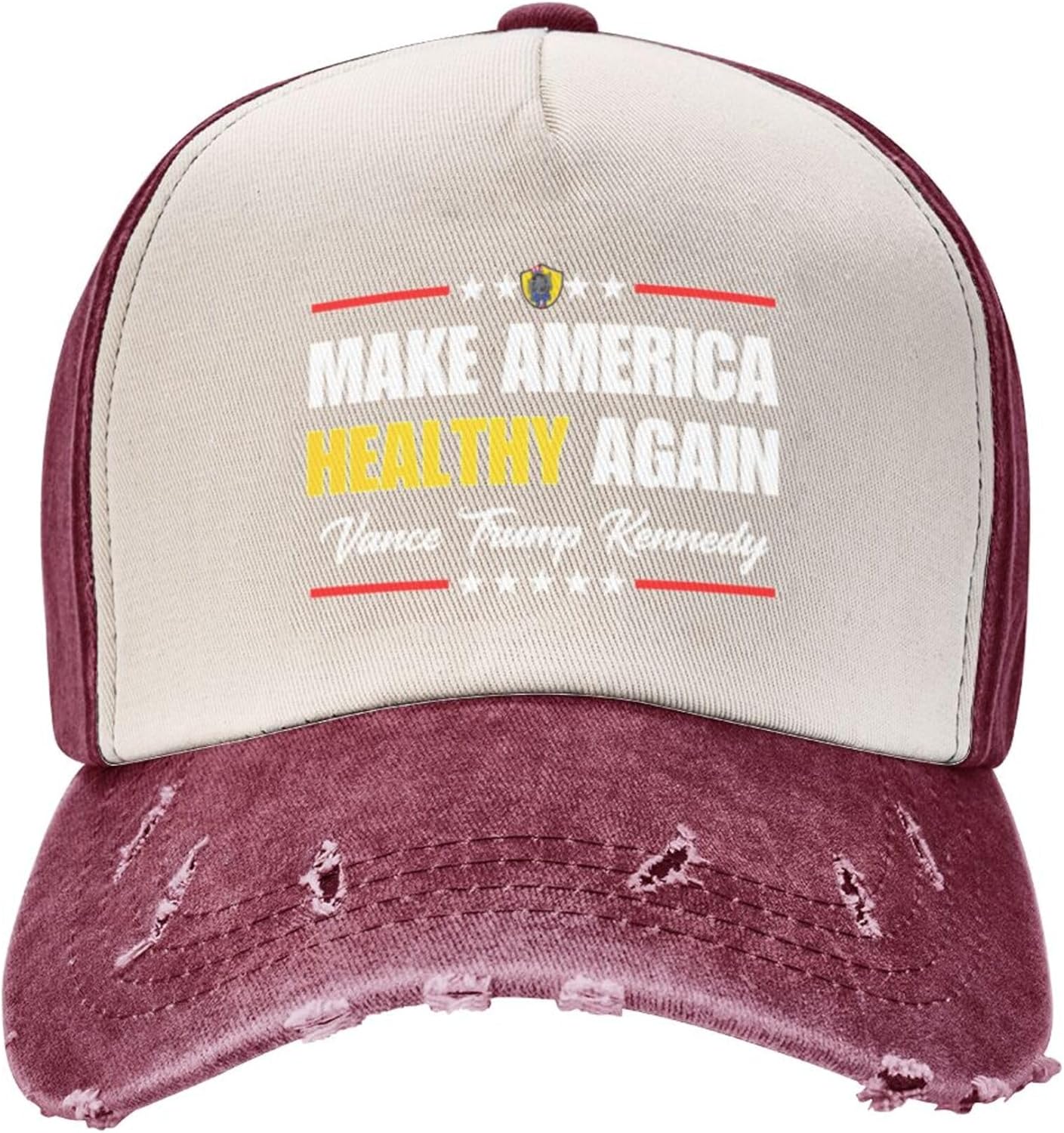 Make America Healthy Again Baseball Cap Running Trump Kennedy Vance