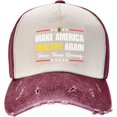 Make America Healthy Again Baseball Cap Running Trump Kennedy Vance