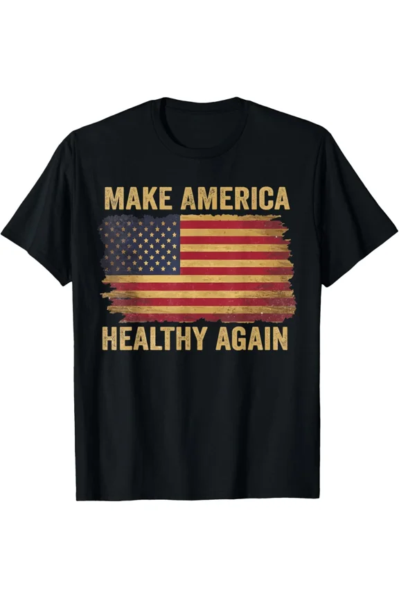 Make America Healthy Again Funny USA Elections Political Parody Tee New Unisex T-Shirt, up to size 5xl