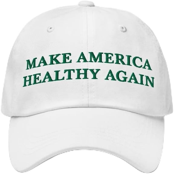 Make America Healthy Again Hat - Maha Embroidered Adjustable Dad Hat Baseball Cap Unisex