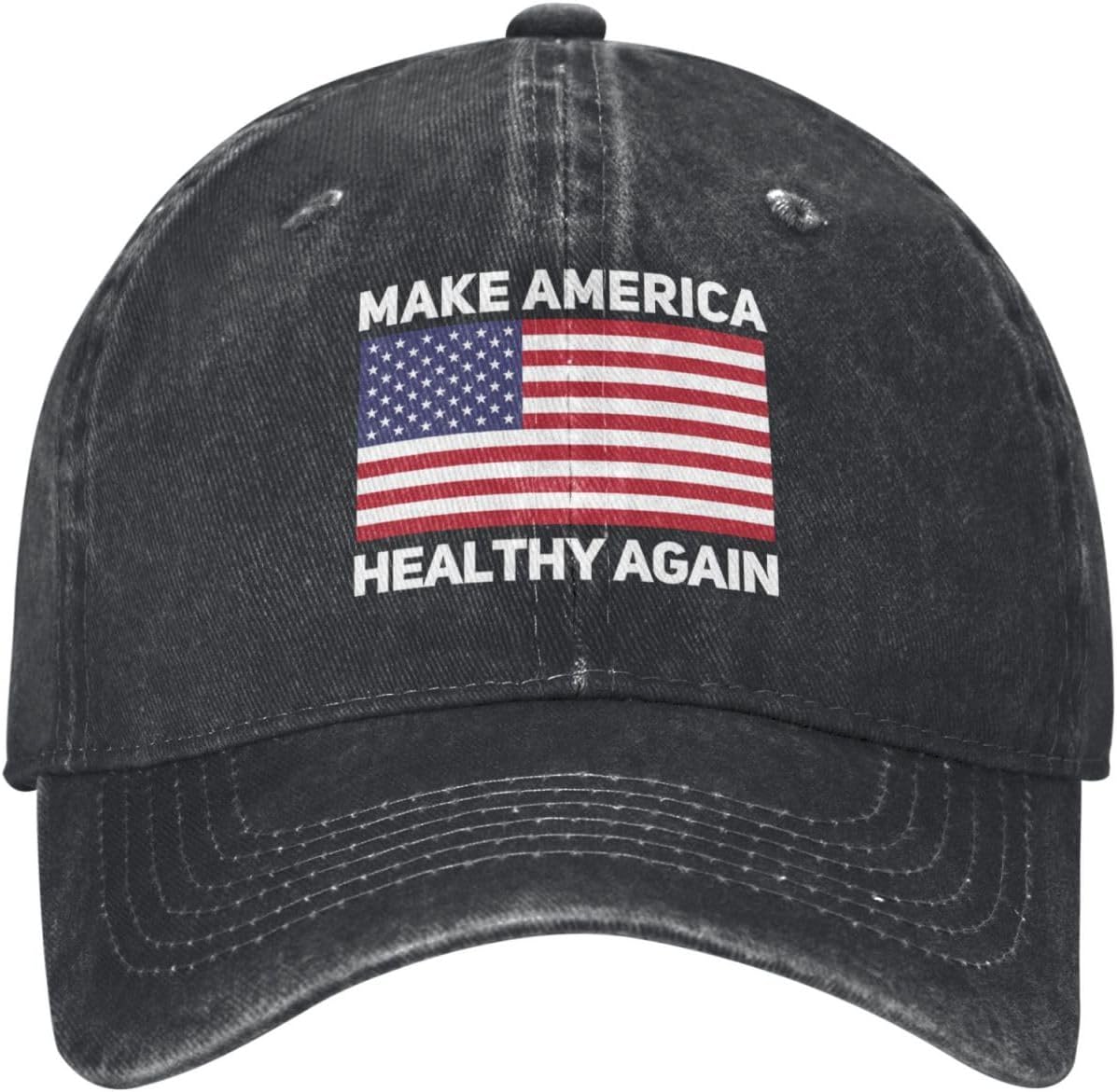 Make America Healthy Again Farm Animal Hat – Cotton Blend Novelty Cap, One Size Fits Most