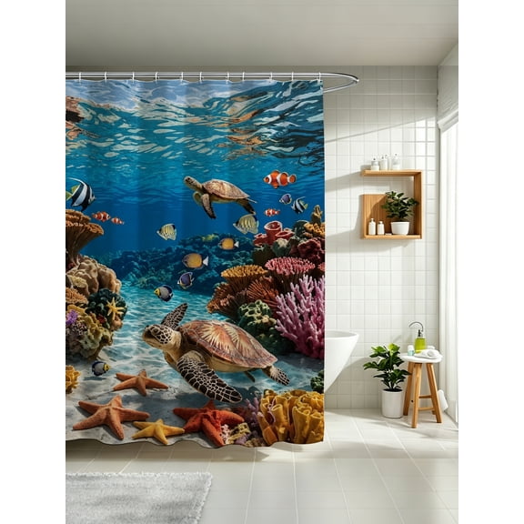 Make America Kind Again Inclusive Rainbow Progressive Shower Curtain, 70.8x70.8 Inch, Double Sided 2D Print Funny Bathroom Decor