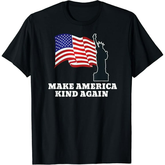 Make America Kind Again - Patriotic New York City T-Shirt