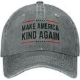 thumbnail image 1 of Make America Kind Again Vintage Hat Be Kind Trucker Hat Men Women Dad Baseball Cap, 1 of 8