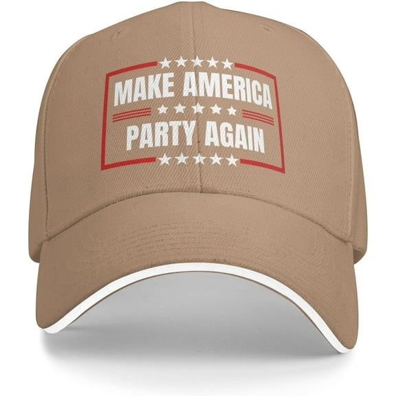 Make America Party Again 2025 2028 Baseball Cap Unisex Trucker Hat