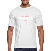 Make America Savage Again Men's Moisture Wicking Performance T-Shirt Outdoor Sport Tee