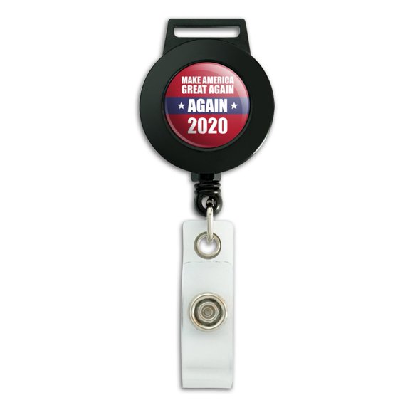Make American Great Again Again 2020 Lanyard Retractable Reel Badge ID Card Holder