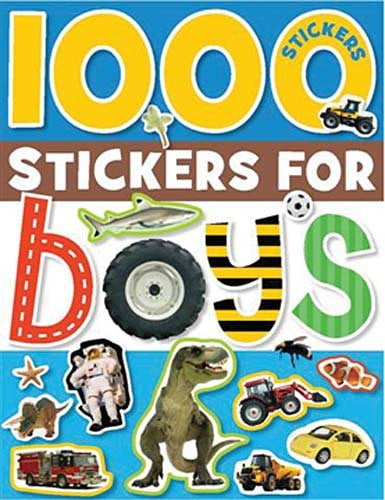Make Believe Ideas Boys Stickers, 1000 Count