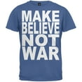 thumbnail image 1 of Make Believe Not War Blue T-Shirt, 1 of 1