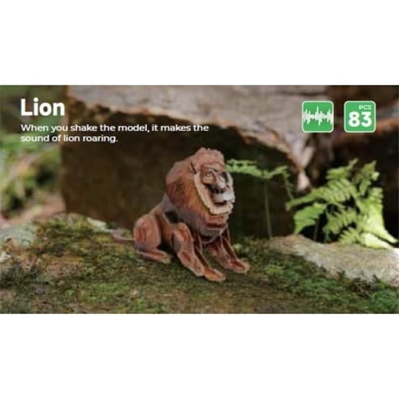 Make Bug MKBD0017 Voices of Nature Lion Puzzle Toys