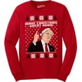 thumbnail image 1 of Make Christmas Great Again Funny Ugly Christmas Sarcastic Graphic Men Sweatshirt, 1 of 6
